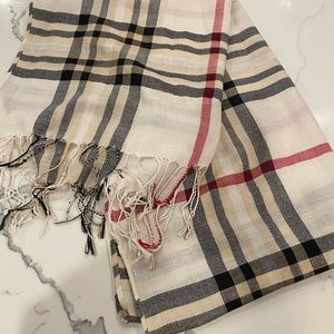 Plaid Pashmina